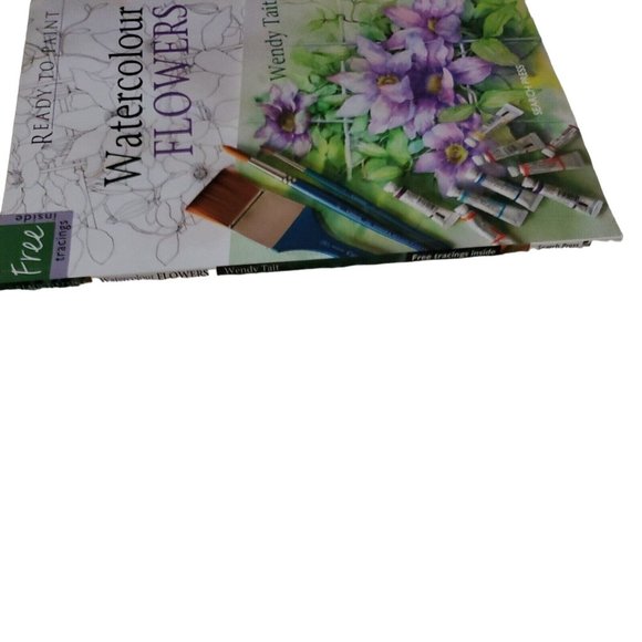 Ready to Paint Series: Ready to Paint Watercolour Flowers by Wendy Tait (2008) - Picture 3 of 11